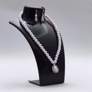 Black Jewelry Display Bust